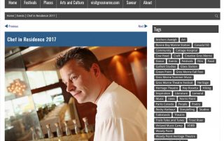 Creative Gros Morne - Chef in Residence 2017